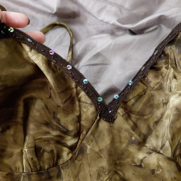 🦄VINTAGE🦄 Xhilaration Copper Silky Camisole - Picture 3 of 4